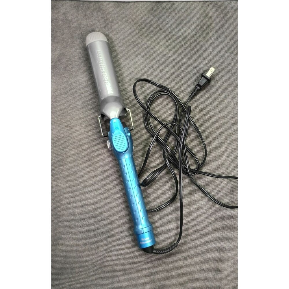 BaByliss Pro 1.5" Nano Titanium Curling Iron Blue Tested/Working BABNT150SN
